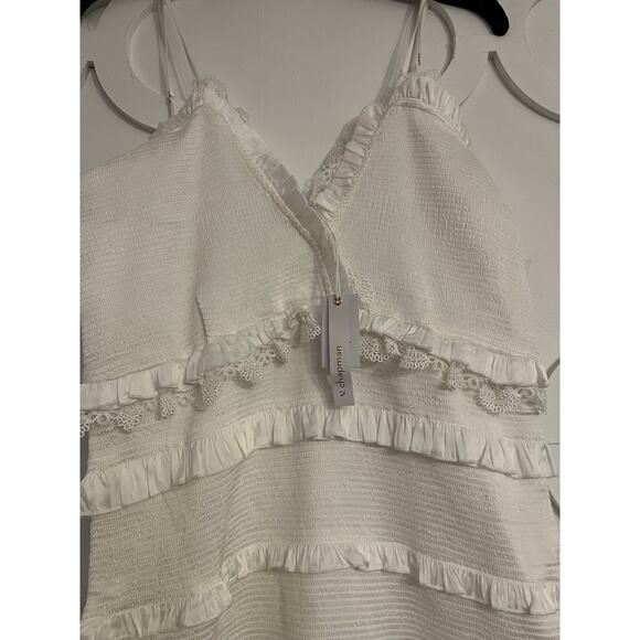 NEW - V. Chapman White Narcisse Dress, Size 12, RET: $375 - Picture 7 of 8